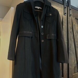 Kenneth Cole Black Tailored Suit Jacket